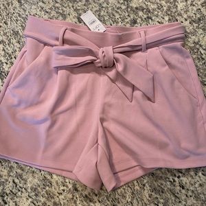 Loft high waisted tie shorts